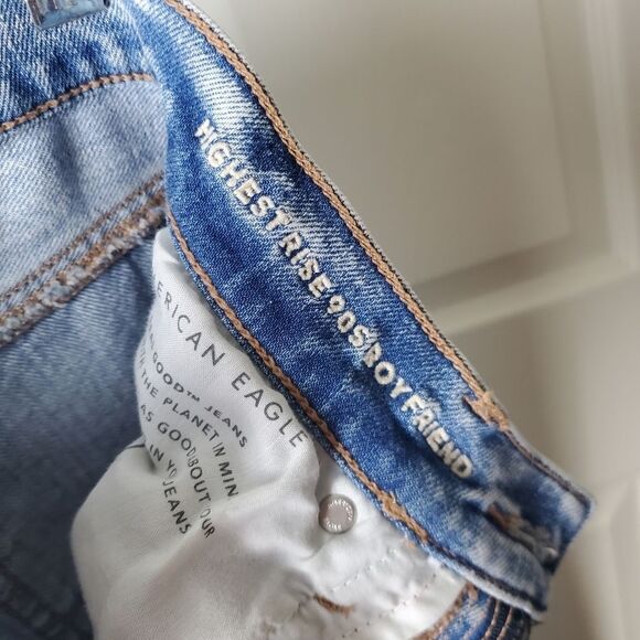 American Eagle Patch Jeans Size 0 Petite - Picture 9 of 9